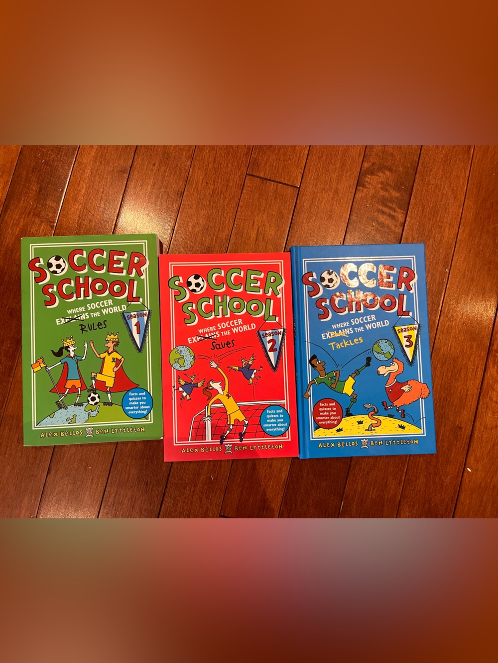 Soccer School Kids Books Volumes 1,2 and 3.